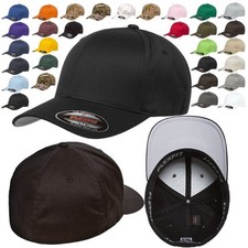 FLEXFIT Original Twill Fitted CLASSIC Hat Plain Blank 6-Panel Cap S/M L/XL XXL picture