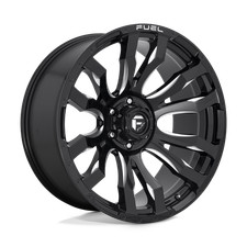 20x9 Fuel D673 BLITZ GLOSS BLACK MILLED Wheel 6x5.5 (20mm) picture