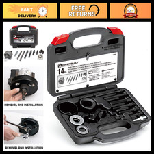 Power Steering & Alternator Pulley Removal Tool Set - Car Repair Kit, Storage Ca picture