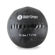 BODY SPORT WALL BALL, 16LB, BLACK picture