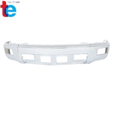 Chrome W/o Sensor Hole For Chevrolet Silverado 1500 2014-2015 Split Front Bumper picture
