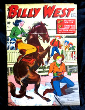 BILLY WEST # 1   STANDARD COMICS (JOHN CELARDO COVER ARTWORK) picture