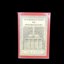Vintage 1958 Introduction To Freemasonry Carl H Claudy Three Volumes HCDJ picture