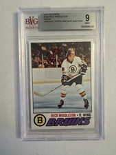 1977 Topps Blank Back Progressive Proofs Rick Middleton #246 BVG 9 picture