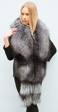 Royal Saga Furs Silver Fox Fur Huge 86