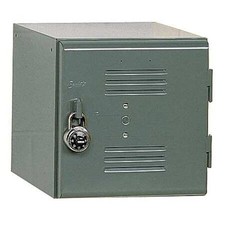Equipto 121212 Gray Box Locker, 12 In W, 12 In D, 12 In H, (1) Tier, (1) Wide, picture