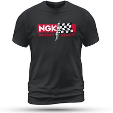 New NGK Motor Sport T-Shirt Size S-5XL picture