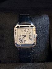 Cartier Santos Dumont Small Steel Navy WSSA0086 Box Papers Bucherer Invoice 2026 picture