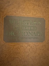 Webster’s Unified Dictionary Encyclopedia 1958 H.S. Stuttman Vintage Illustrated picture