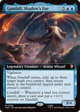GANDALF, SHADOW'S FOE (EXTENDED ART) 99 THE HOBBIT: ETERNAL-LEGAL MTG NM picture