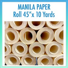Manila Pattern Paper Roll 45” x 10 Yards Durable Sewing Drafting Design Tool picture
