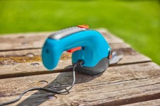 GARDENA (09887) Cordless Hedge Trimmer and Grass Shears, Electric Garden Tools f picture