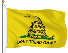 3x5 Feet Dont Tread on Me Gadsden Flag Gadsden Tea Party Polyester by G128 picture