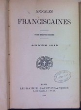 Annales Franciscaines, Annee 1915. picture
