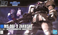 Bandai Hobby Gundam Stardust Memory HGUC F2 Zaku II EFSF HG 1/144 Model Kit USA picture