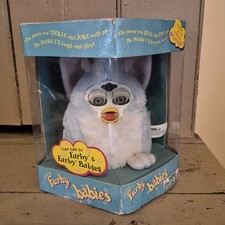 Tiger Electronics / Hasbro Furby Babies – Baby Blue & White Variant (Model 70-94 picture