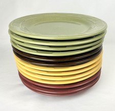 Longaberger Woven Traditions 10” Dinner Plates.  Four Colors, Ships FREE picture