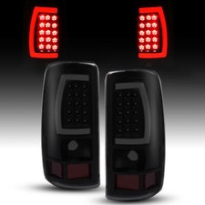 For 2000-2006 Chevy Suburban 1500 2500 Tahoe Yukon C-Shape LED Tail Lights picture