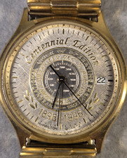 Vintage Hamilton 9812 IUOE Centennial Watch 1896-1996 New Battery Speidel Band picture