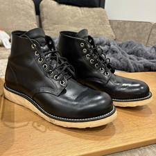 Red Wing 8823 x Freak Rare Special Edition- Black Glass Leather- 8.5 D- seconds picture