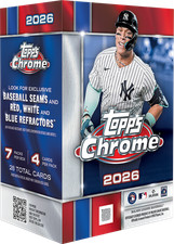 2026 TOPPS CHROME BASEBALL VALUE BLASTER BOX MLB Brand New Factory Sealed QTY picture