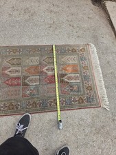 Vintage Middle Eastern Garden Design Hand Knotted Wool Rug 3x4.6 ft Pastel picture