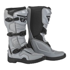 Fly Racing Gray and Black Maverik MX Off Road Boots Men's Size 7 picture
