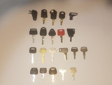 (21) Heavy Equipment Operator Keys Supervisor Keys Construction Key picture