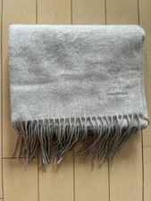 LANVIN COLLECTION Muffler Gray Large Cashmere 100 picture