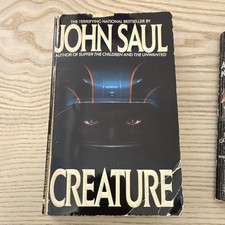 John Saul Creature Horror Thriller Novel Paperback Bantam Books Vintage picture