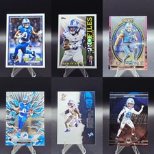 Jahmyr Gibbs 2024-26 Topps Panini Lions 6 Card Lot All Different Inserts picture