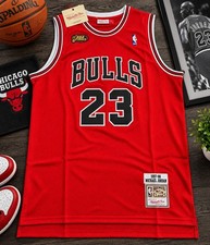🔥 Michael Jordan 🔥 #23 Chicago Bulls 1997-98 NBA FINALS Jersey (Red) Men's LG picture