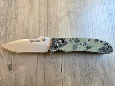 Discontinued/Vintage Ganzo G704 NIB Axis G Lock Knife CUSTOM CAMOUFLAGE picture