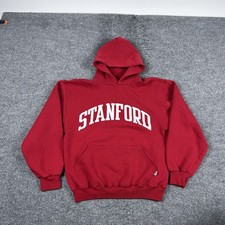 Vintage Stanford Cardinal Sweatshirt Mens Medium Red Russell Athletic Hoodie picture