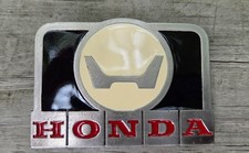 Vintage Honda Car Logo Belt Buckle Cast Metal Retro Automotive Badge Rare 2269 picture