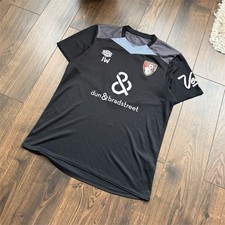 Umbro AFC Bournemouth Black Gray Soccer Jersey L picture