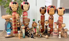 Vintage Traditional & Sosaku Kokeshi and Toy Lot picture