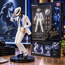Michael Jackson Smooth Criminal Moonwalk Action Figure Model Toys With Box picture