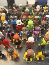 Playmobil Figures Large Bulk Lot 119+ People Kids Babies Horses Accessories picture