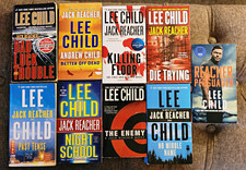 Lee Child Lot Of 9 Mystery Suspense Paperback Books Set #1 picture