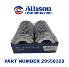 Genuine Allison 29558329 High Capacity Twin Filter Kit & Gasket 5-13/16 X 3-1/4 picture