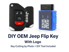 DIY OEM Wrangler Gladiator Flip Key OHT1130261 + Key Cutting picture