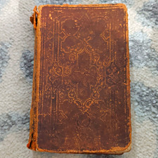 American Bible Society Holy Bible 1867 New York Leather Bound English picture