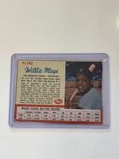 1962 Post - Willie Mays #142 San Francisco Giants GD picture