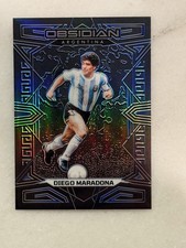2023-24 Panini Obsidian Diego Maradona Electric Etch Blue /20 Argentina🔥🧼 picture