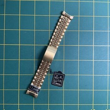VINTAGE 19MM MARUMAN 50H24 BIKE CHAIN WATCH BRACELET  BAND GOLD PLATED R G2U picture