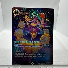 Disney Lorcana Winnie the Pooh & Piglet Hunny Mages 234/204 Foil Holo picture