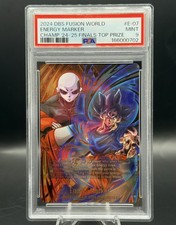 DBS Fusion World Energy Marker E-07 Championship Finals Top Prize 24-25 PSA 9 picture