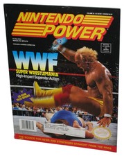 Nintendo Power Vol. 35 Magazine Book w/ Street Fighter II Poster - (WWF Super W picture