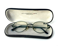Evan Picone E775 Eyeglasses Teal Oval Metal 49 19 135 Japan Used With Case picture